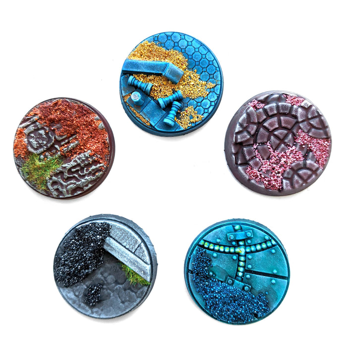 Stonehaven Basing Sand Set of 5 Colors, Blue, Yellow, Orange, Black, and Pink
