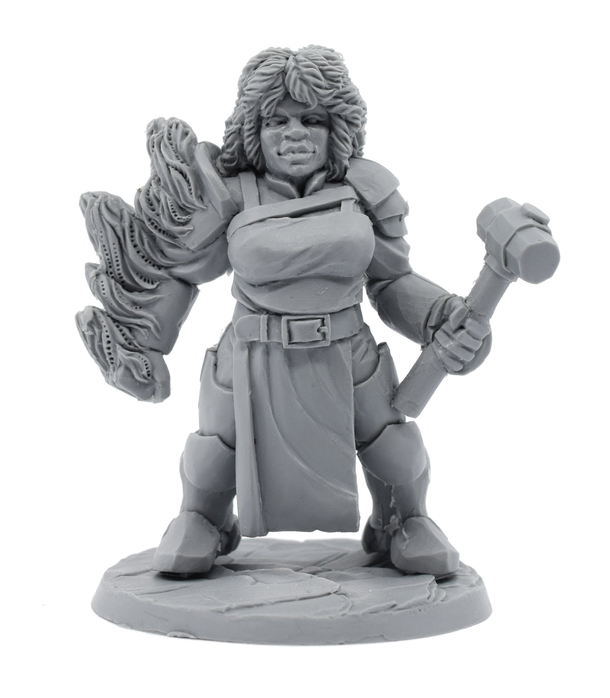 Unpainted resin Fire Giant miniature, 81mm tall