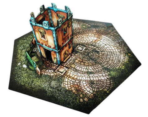 Lone Tower Pop-Up Terrain, 12 Inch - Digital Download - Printing & Assembly Required