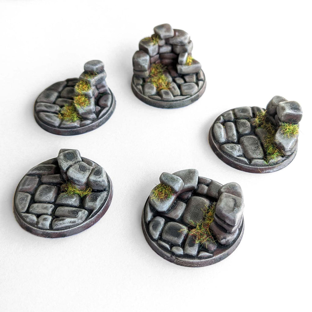 32mm Stone Castle Ruins Scenic Bases, another view