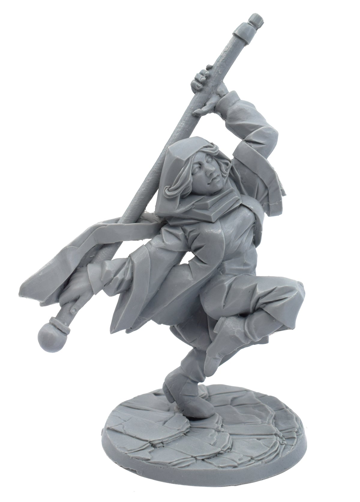 Unpainted resin Cloud Giant miniature, 95mm tall, another view