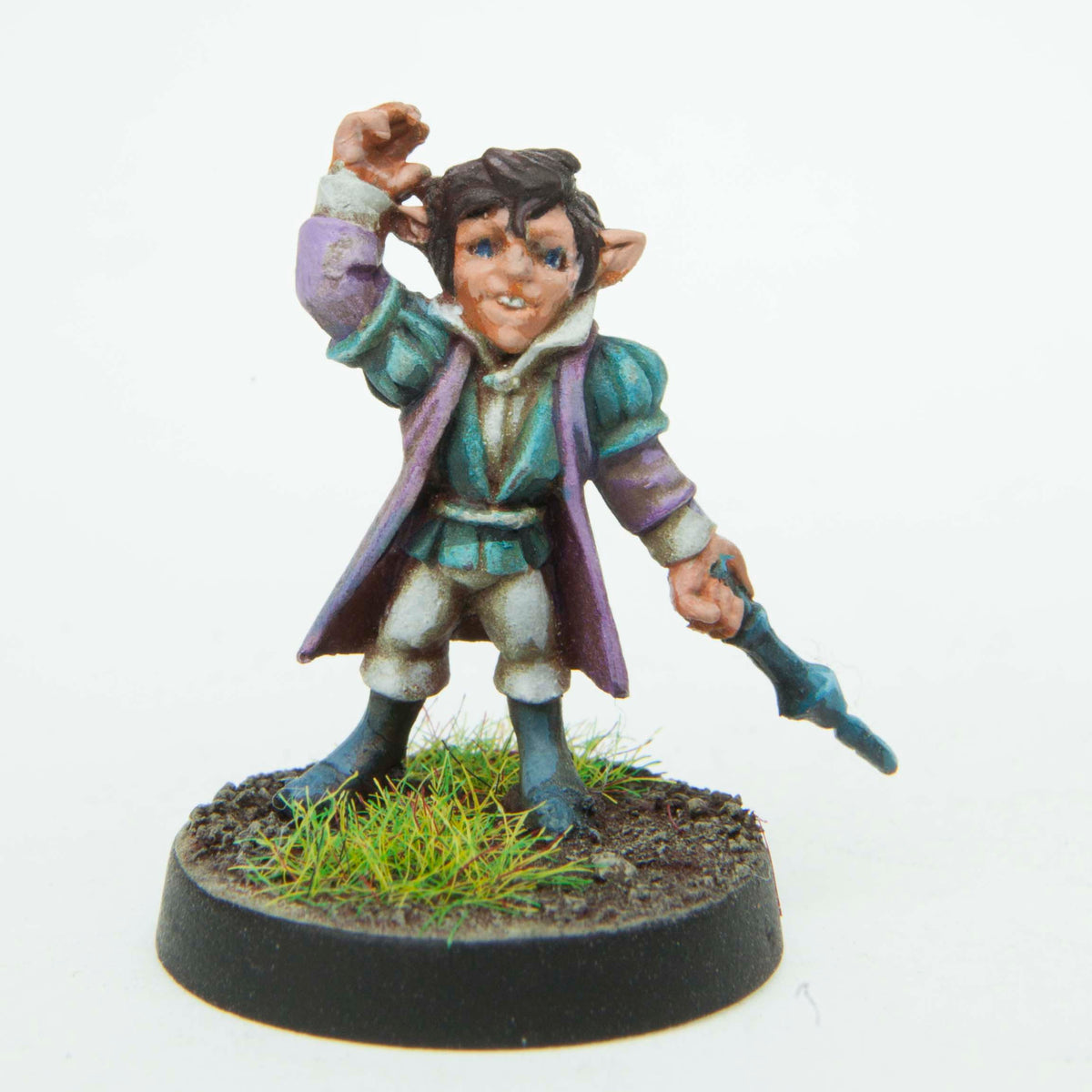 Gnome Illusionist miniature, painted example (ships unpainted)